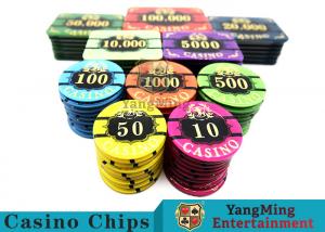  Acrylic Casino Style Poker Chips Tough And Durable With ABS New Material Manufactures