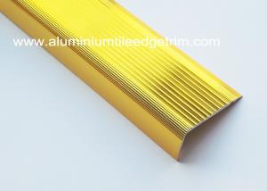  Heavy Duty  Aluminium Anti Non Slip Stair Edge Nosing Right Angle Straight Type Manufactures