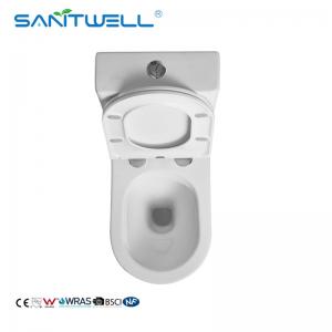  Ceramic Hot Sale Floor Standing WC Two Piece Rimless Close Coupled Toilet Manufactures