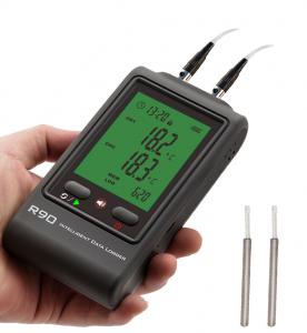 China RTD PT100 PT100 thermometer data logger handheld, high and low temperature measuring, -200 to 800degC on sale