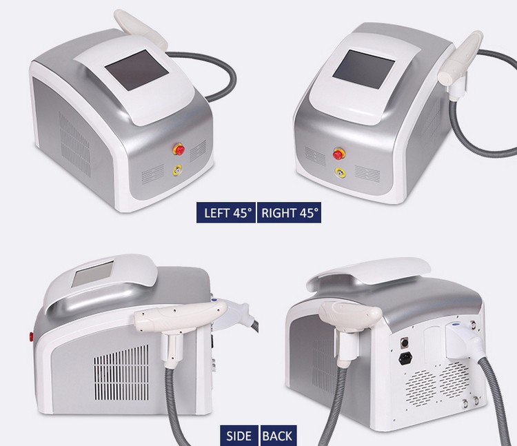 Portable Q Switched ND YAG Laser Machine Laser Tattoo Removal Device CE ISO Approved