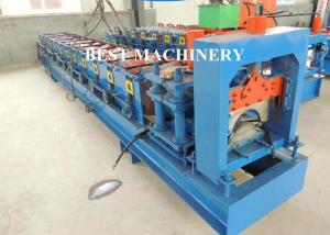  Metal Roof Ridge Cap Roll Forming Machine / Corrugated Roof Sheet Manufactures