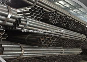 China BS1387 EN39 scaffolding ERW black steel pipe structure pipe on sale