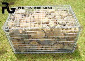 China 5mm Rock Filled Gabion Cages , Architectural Stainless Steel Gabion Baskets on sale