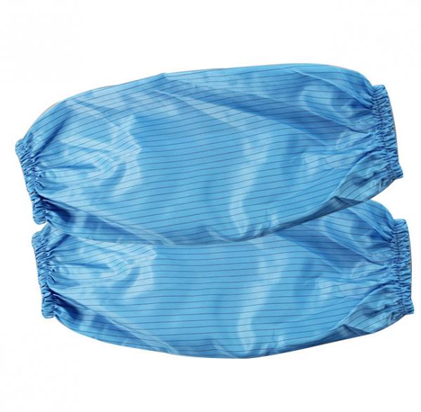 Quality Safe Sleeve Protector Esd Products In Woven Polyester Material With Cuff 14" Long for sale