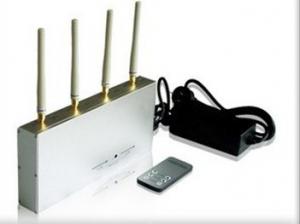 China Exquite 3G Remote Control Jammer 4 Antenna With 15m Jamming Range on sale