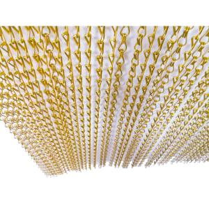 China Light Weight Chain Mesh Curtain 1m-3m Width 1m-30m Length High Strength Fireproof Soundproof Decorative on sale