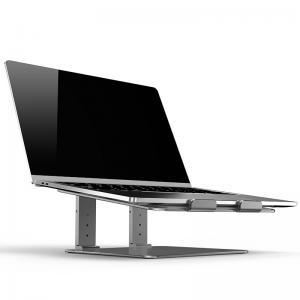 147mm Adjustable Height  Aluminium Laptop Stand For 17.3 inch Solid