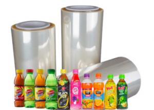  Versatile PVC Heat Shrinkable Sleeve Roll For Beverage Bottlel Packaging Manufactures