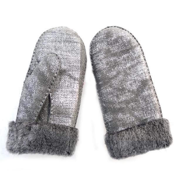 Quality Wholesale Warm Shearling Lambskin mittens gloves winter for sale