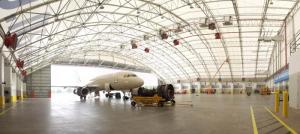  Prefabricated Steel Pipe Truss Airplane Hangar Buildings Supply Big Room For Plane Parking Manufactures