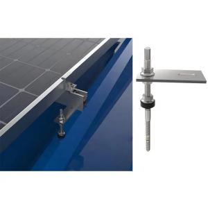  ISO9001 Screws Installation Solar Roof Hook For Solar Mounting System Manufactures