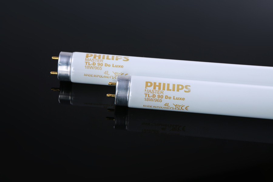 Philips Master TL-D 90 Deluxe Wholesale one set of 18w/965 D65 Light Lamp Tube Made in France 60cm Daylight D65