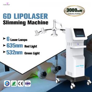  Non Invasive Laser Liposuction Machine 6D Body Slimming Weight Loss 600W Manufactures