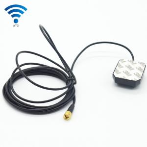 RG174 178 Cable GPS Antenna for Car , Active High Gain Patch Antenna GPS Auto Antenna