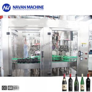 China Auto 2 In 1 Glass Bottle Sparkling Drink Wine Filling Capping Machine on sale