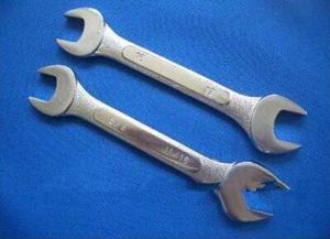 China KM Automotive Tools Double Open Spanner Wrench Set on sale
