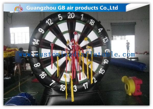 Quality Giant Inflatable Sports Games Target Shoot / Inflatable Dart Board with Fastener Darts for sale