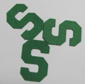 China Multi Color Self Adhesive Embroidery Patch 3M Sticker Embroidery Alphabet Letters on sale