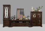 American Antique Living leisure room furniture sets Wooden TV wall unit set by