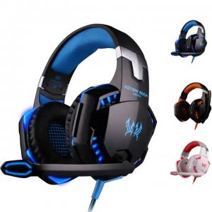 China Computer Stereo Gaming Headphones Kotion EACH G2000 With Mic LED Light Earphone Over Ear Wired Headset For PC Game on sale