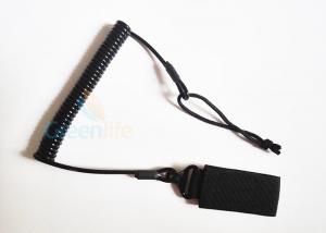 China 1.4M Tactical Pistol Lanyard Police Equipment With Nylon Strap / Cord Loop on sale