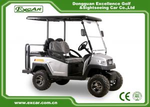 China Silver EXCAR 48 Voltage 275A Electric Golf Car 4 Wheel Electric Golf Cart on sale