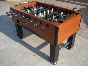  Wooden Football Game Table ABS Player Steel Rod With 120mm Chrome Leveler Manufactures