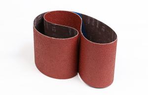 China 4 x 21 Aluminum Oxide Sanding Belts Close Coated Use On Wood Sanding on sale