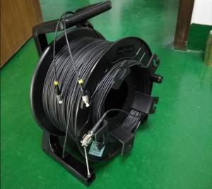 Fiber Optic Retractable Electric Cable Reel Heavy Duty Single Mode With ODC Connector Manufactures