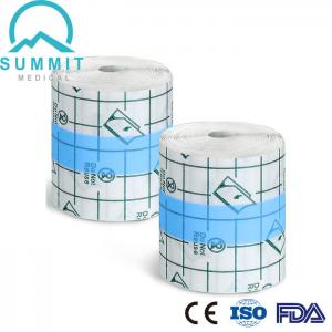  Transparent Film Wound Dressing Roll , Tattoo Aftercare Clear Adhesive Bandages Manufactures