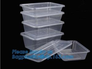  Wholesale 3 Compartment Take away Microwave PP High Quality food container Plastic Prep Meal disposable bento box with l Manufactures