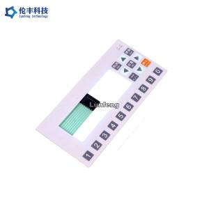 China Polyester PET Flat Membrane Switch , Metal Dome Membrane Switch Customized Design on sale