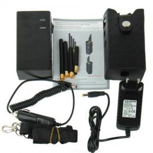  4 Antenna Handheld Cell Phone 2G 3G 4G LTE Signal Jammer Blocker W/ Single Control Switch Manufactures