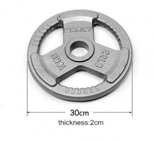  dia50mm hammertone gray weight plates plate with Three grip handles Manufactures