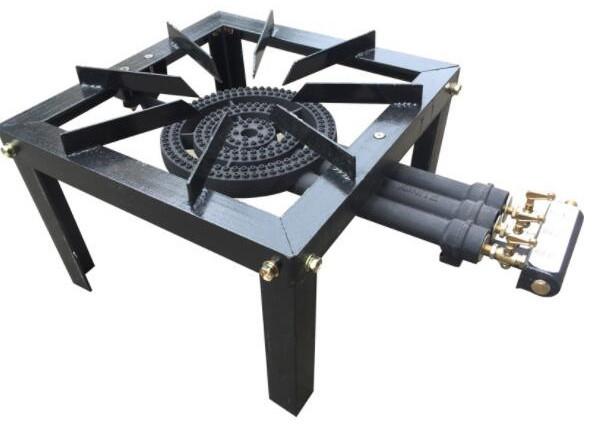 Quality 3 Fire Rings Propane Solid Cast Iron Gas Burner Frame Supported KR3LPGC for sale