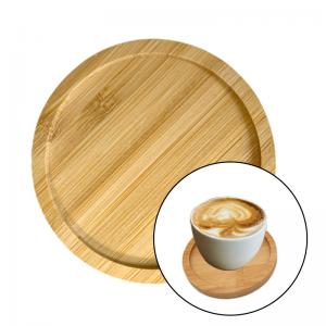  6 Pieces Set Blank Bamboo Coasters Waterproof Light Weight Hot Cold Drinking Mat Manufactures