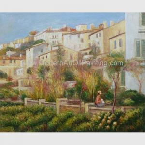 China Custom Pierre Auguste Renoir Oil Paintings Reproduction Terrace at Cagnes on sale