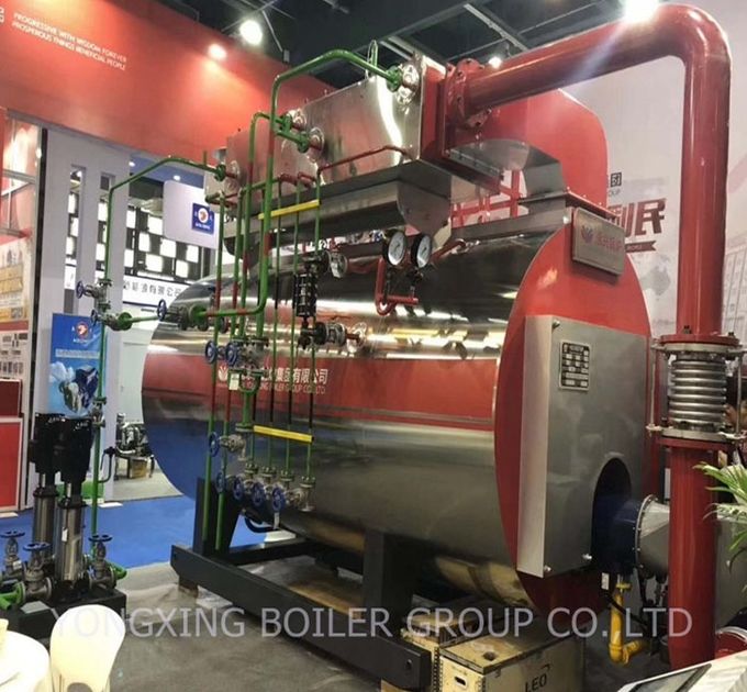 Good Steam Output Gas Fired Steam Boiler For Sugar Mill / Rice Mill