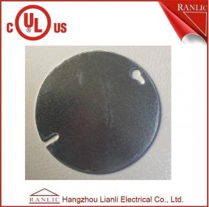China Steel Round Electrical Outlet Covers , 0.80mm to 1.60mm Thickness on sale