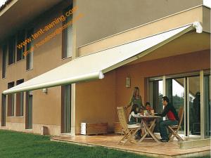 China Outdoor Motorized  Awning Customized Sizes Retractable Half  Cassette Awnings on sale