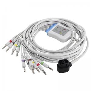 China Welch Allyn Ecg Cable Model:1500 RE-PC-AHA-BAN ECG Cable And Leadwires IEC 4.0Banana on sale