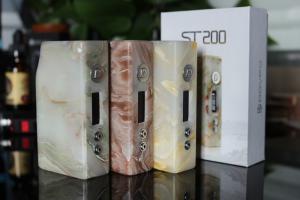  Innovation Marble box mod ST200W Dovpo e cig new design fit for 2pc 18650 battery and with temp control function Manufactures