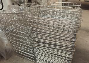  Commercial Bakery Stainless Steel Mesh Basket Custom Size 304 Storing Bread Cakes Manufactures