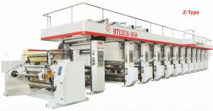  Mechanical Poly Bag Printing Machine MLS With Servo Motor Tension Control System Manufactures