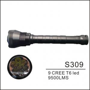  7500LM Portable Camping Lanterns T6 9 Cree LED Flashlight Torch Manufactures