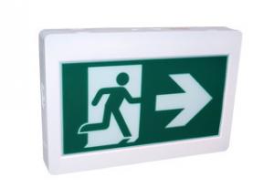China Running Man Plastic Housing Emergency Exit Lights Applied In Corridor Exit on sale