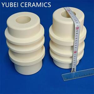 China Alumina Ceramic Thread Tube 99% Al2O3 Alumina Tube 1600℃ working temperature on sale