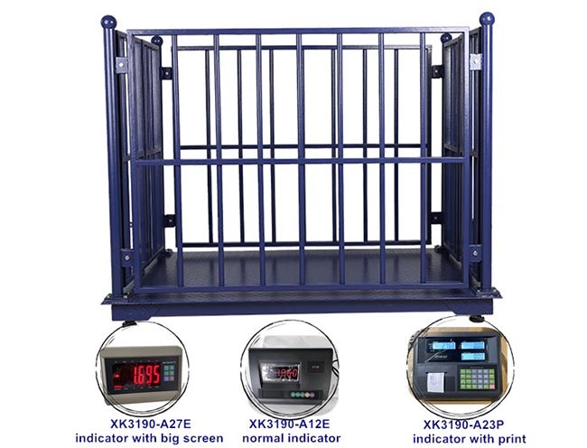 Portable 3T Livestock Weighing Scales With Load Cell