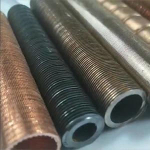  Air Cooled Aluminum Evaporator Coil Extruded Copper Low Fin Tube Inner Grooved For Heat Exchanger Manufactures